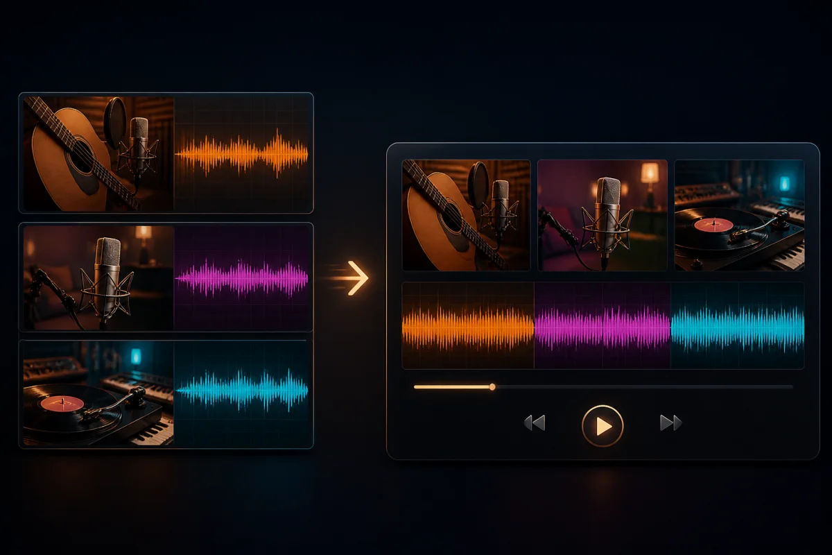 Merge Audio Files Into One Continuous Track